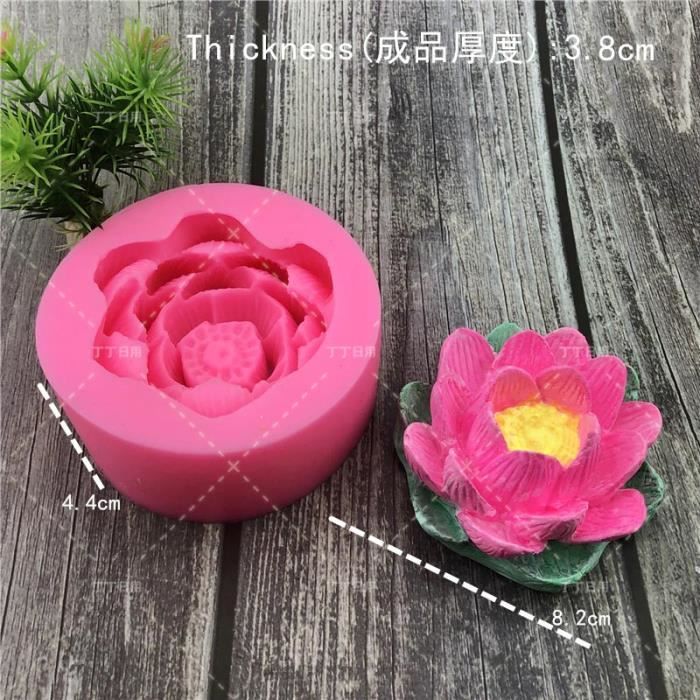 Moule en silicone pour bougie chrysanthème 3D