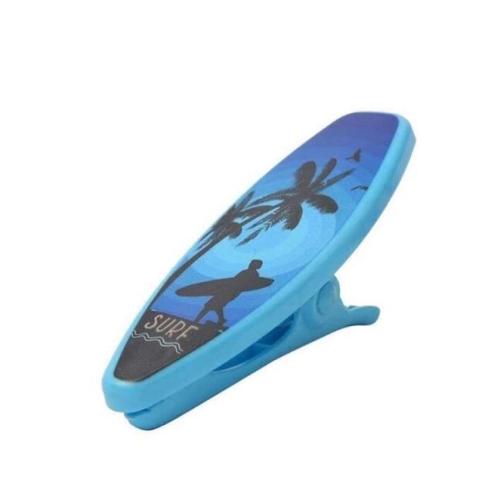 TRIXES Lot de 4 Pinces à Serviettes de Plage Fantaisie à Bascule – Clips de Voyage sécurisés pour Chaise Longue à l'intérieur et à l'extérieur – Pince Jumbo pour la Plage et