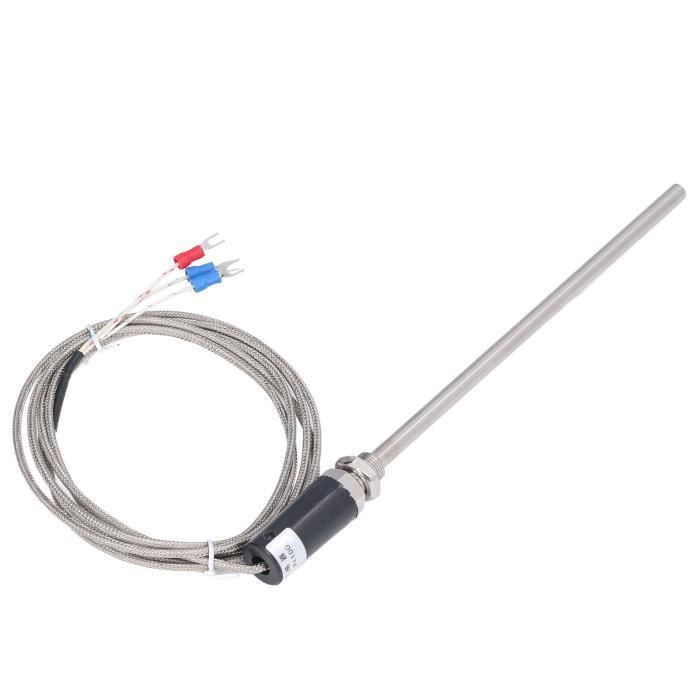 Capteur Thermocouple Type S Platinel-Rhodium – Plage 0-1300°C, Longueur 150 Mm, Tube Corindon 99% | Haute Température