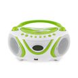 Lecteur CD MP3 enfant avec port USB GULLI - blanc et vert - 477108-1