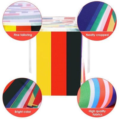Guirlande Drapeaux Du Monde 100 Pays - 25m, 100 Drapeaux 20x14cm - Décoration Fête, Bar, Jardin