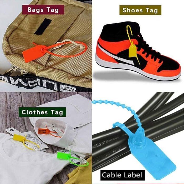 Sourcing Map Lot De 100 étiquettes De Prix Inscriptibles - 5,1 X 3,6 Cm - Marron - Pour Vêtements - Avec Ficelle En Nylon