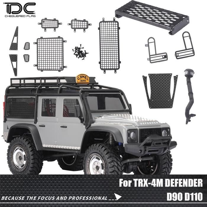 Jantes En Alliage Aluminium Pour Traxxas TRX-4M – 1/18 – Lot De 4 – Noires, Durable Et Esthétique