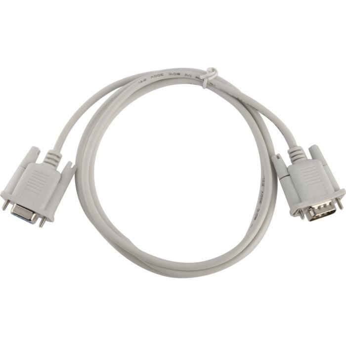 KALEA-INFORMATIQUE Cordon Série RS232 DB9 Mâle-Mâle 1.5M - Câble Données Droit Straight Through