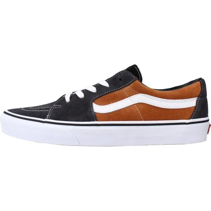 Basket Vans 132117 Orange 41 VANS Homme Synthetique Lacets