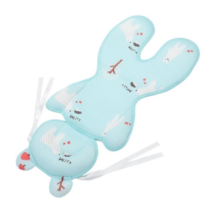 Coussin Poussette Réversible Coussin Siège Auto Bébé Qutalmi - Mousse Mémoire, Confort Tête/Dos, Pour Nouveau-nés Coussin Poussette Confort