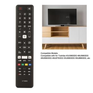 Télécommande Neuve Toshiba CT-90287 Pour TV - Modèle CT90287 - Neuf En Emballage D'origine