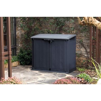 Abri Poubelles KETER SIO MAX 1200L - Range Poubelles Horizontal | Résine Anti-UV | Verrouillable