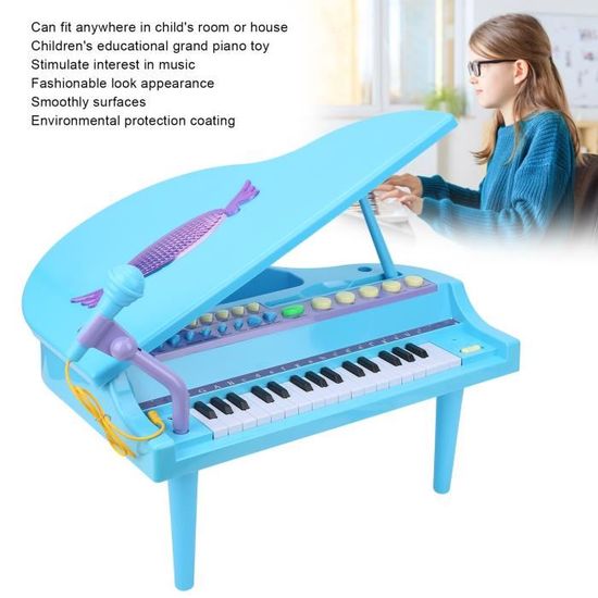 Jouet de clavier de piano pour tout-petit, piano électrique portable à 32  touches, instrument de musique éducatif - Cdiscount Instruments de musique