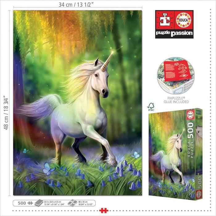 Educa - Le Petit Oiseau Va Sortir | 500 pièces Puzzle. Mesure : 48