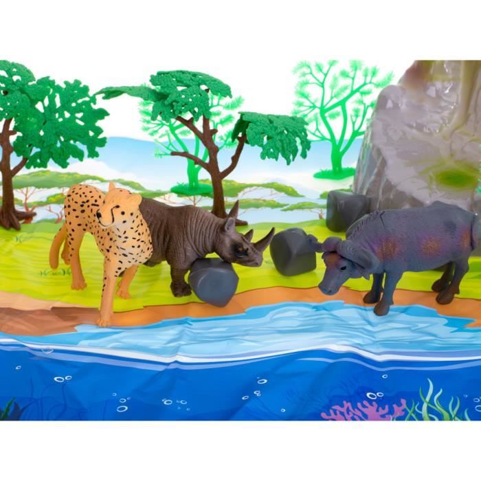 Lot D'animaux Sauvages PLAYMOBIL - Zèbres, Savane/safari - Occasion En Bon état