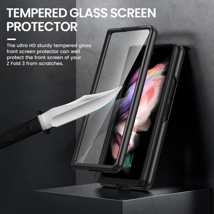 Coque Galaxy Z Fold 7 – Protecteur écran Intégré – Avec Support S Pen