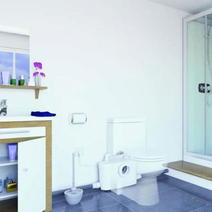 Broyeur Sanipro XR Up 400W silencieux pour WC, douche, lavabo et bidet -  SFA - Cdiscount Bricolage
