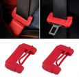 Couvre-boucle de ceinture de sécurité universel pour voiture, rembourrage en silicone anti-rayures, accessoir-3