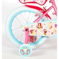 Vélo pour enfants Disney Princess - Filles - 16 pouces - Rose - Deux freins à main-3