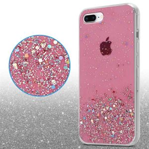 Coque IPhone 6/6S (4,7") - Rose Strass - Silicone Souple TPU - Anti-choc