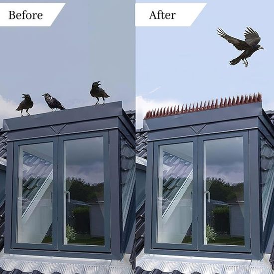 4 Moulins à Vent Réfléchissants Anti-Oiseaux - Plastique Argenté, Pour Jardin, Balcon, Potager