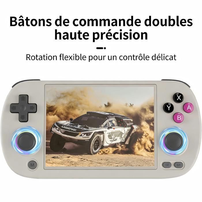 JOYARCH RG CubeXX Console de jeu portable rétro, carte TF 32 Go 64 Go avec plus de 5 000 jeux, écran IPS de 10 cm, haut-parleurs HiFi intégrés