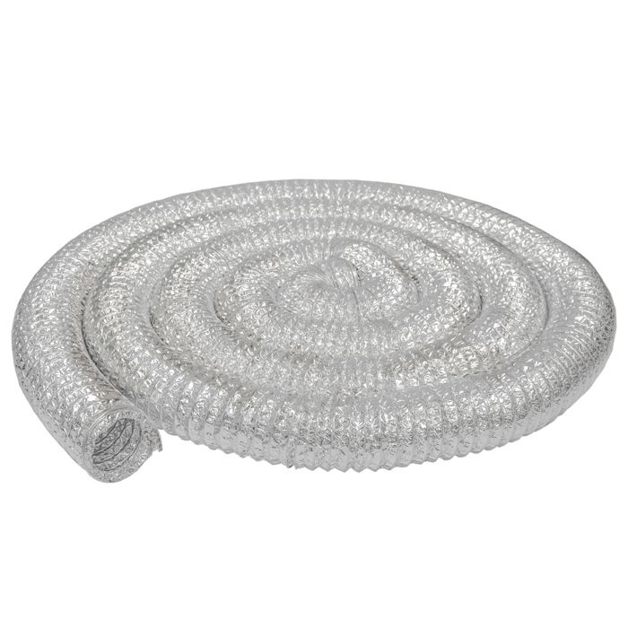 TYGERIX® Tuyau Flexible En Aluminium 60 Mm | Extensible 1,2 M | Double