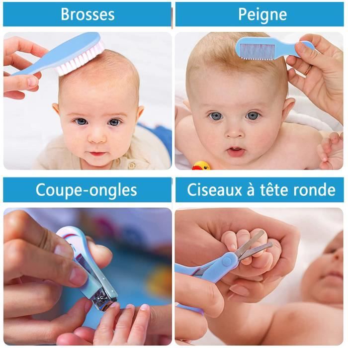 Kit de Soins pour Bébé, 20 Articles Essentiels pour Prendre Soin d