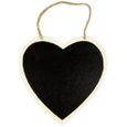 Mariage Coeur Ardoise A Suspendre 16cm X1 Ref Dek0052 Achat
