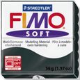 STAEDTLER Pâte à modeler à cuire Fimo Soft bloc 56 g noir-0