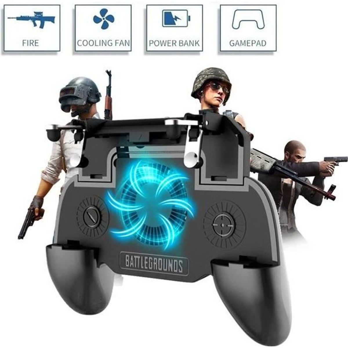 Boutons Tactiles Ozkak 8 Pièces - Pour Manette PUBG Mobile AK66/AK77 - Forme En T - Nécessite De La Colle