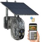 CAMPARK Caméra de Chasse 4G Solaire Exterieur avec Carte SIM 2.5K sans fil Vision Nocturne Couleur Alerte Instantanée 360° PTZ