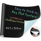 JORMFTTE Papier Ardoise Adhésif 44,5x200cm Tableau Noir Effacable Mural Déco DIY Label