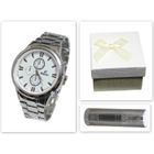 CHTIME PARIS Coffret cadeau montre homme - MARQUE - Modèle - Digital - Argenté - Garantie 1 an