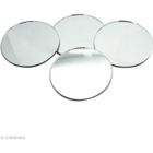Miroir rond - DTM - 50 cm - Gris - Verre - Vintage - Décoration murale