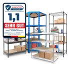 KARAT Étagère métallique de Rangement renforcée à Charge Lourde Grizzly 5 Étages 180 x 90 x 60 cm Charge Max : 875 kg