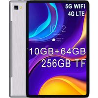 256GB Tablette Tactile 10.6 pouces - 5G-WiFi- 64Go / 256GB Tablette-Android 11.0-Google play-Tape C-Ordinateur 2 En 1-Wifi-NETFILX