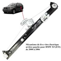 Mécanisme de Lève vitre pour BMW Série X5 E53 TOUS MODELES de 1999 à 2006 - ARRIERE GAUCHE (côté conducteur)