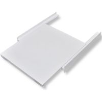 Kit d'empilage pour machine à laver - OVONNI - étagère coulissante - blanc - 60x60cm