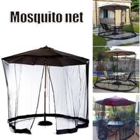Couverture extérieure de moustiquaire de moustiquaire de patio extérieur d'écran de Tableau de parapluie avec la tirette
