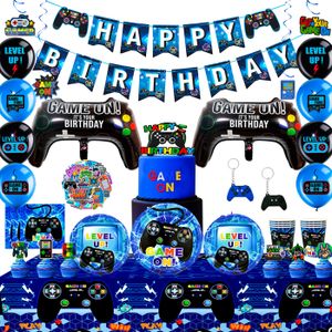 Lot De 25 Décorations Anniversaire Garçon - Ballons Lettre Gamer - Fête Enfant