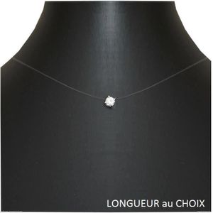 collier ras de cou fil nylon diamant collier ras de cou fil nylon diamant
