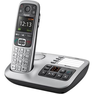Téléphone fixe E560A Téléphone Domestique sans Fil à Gros Boutons