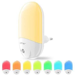 INTOBAS Lampe cellule photoélectrique crépusculaire Chambre Bébé Veilleuse Prise Electrique Enfant- Détecteur Automatique Jour//Nuit veilleuse LED à brancher sur les murs, Lot de 2