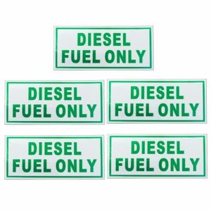 Autocollant sticker voiture location diesel gasoil seulement only gasoil