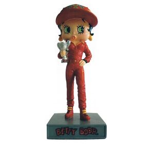 FIGURINE - PERSONNAGE Figurine Betty Boop Pilote de course - Collection 