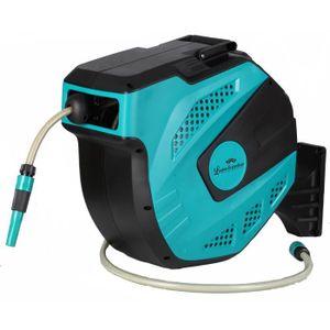portable poign/ée en acier inoxydable r/ésistant /à la rouille facile /à ranger outil d/économie despace pour stocker le tuyau darrosage NSDD Enrouleur de tuyau darrosage