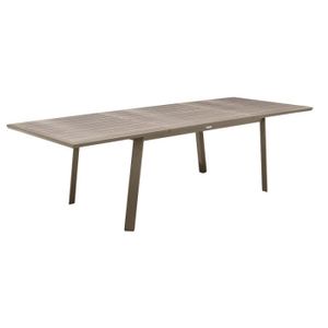 TABLE DE JARDIN  Table extensible - HESPERIDE - Pavane - Aluminium 