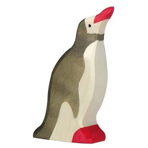 FIGURINE - PERSONNAGE Figurine en bois HOLZTIGER - Pingouin tête haute - Pour enfant de 2 ans et plus