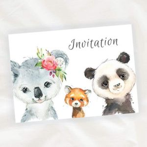 FAIRE-PART - INVITATION Invitation De Fete - Limics24 - 8 Cartes D Invitat