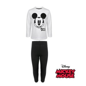 PYJAMA Ensemble pyjama Disney Mickey enfant garçon Blanc-Noir