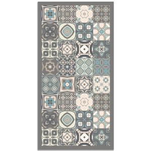 Tapis Vinyl Carreaux De Ciment 120x200 Tapis Vinyl Carreaux De Ciment 60 X200 Achat Vente Pas Cher