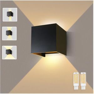 APPLIQUE  Applique Murale TYRESES - Angle de faisceau réglable - Ampoule G9 Remplaçable (incluse) - Blanc Chaud 3000K - Lampe Murale Interieur
