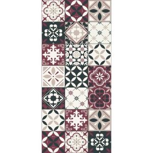 Tapis Vinyl Carreaux De Ciment 120x200 Tapis Carreaux De Ciment Achat Vente Pas Cher